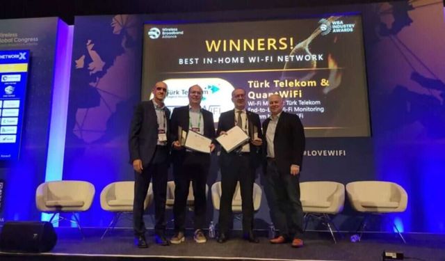 QuantWiFi Bilişim получил награду «Лучшая домашняя сеть Wi-Fi»